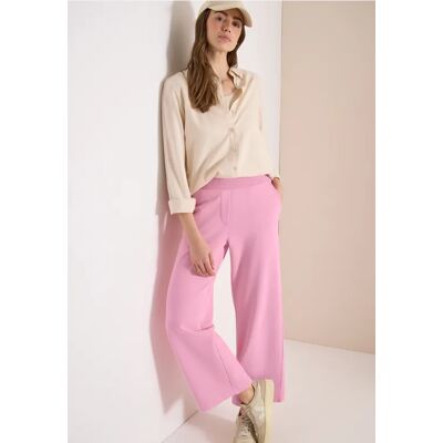 cecil High Waist Wide Leg Sweathose im Washed-Look - Rosa - Damen - Size: M XS XL L XXXL S XXL cecil High Waist Wide Leg Sweathose im Washed-Look - Rosa - Damen - Size: M XS XL L XXXL S XXL
