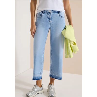 cecil 7/8 Wide Leg Jeans im Loose Fit - Blau - Damen - Size: 32 31 28 36 30 27 29 33 34 cecil 7/8 Wide Leg Jeans im Loose Fit - Blau - Damen - Size: 32 31 28 36 30 27 29 33 34