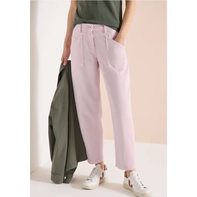 cecil High Waist Barrel Leg Jeans im Loose Fit - Rosa - Damen - Size: 33 36 32 34 25 31 30 cecil High Waist Barrel Leg Jeans im Loose Fit - Rosa - Damen - Size: 33 36 32 34 25 31 30