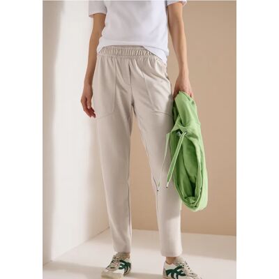 cecil Mid Waist Slim Leg Hose im Casual Fit - Beige - Damen - Size: S XL XS M L XXL cecil Mid Waist Slim Leg Hose im Casual Fit - Beige - Damen - Size: S XL XS M L XXL