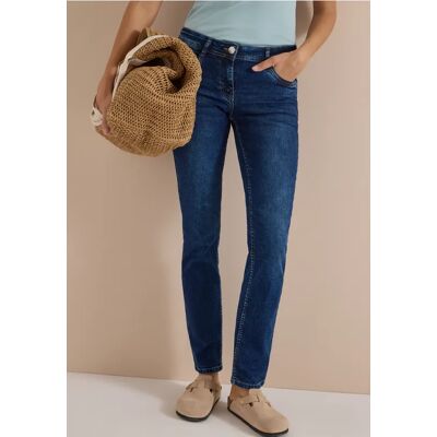 cecil Mid Waist Straight Leg Jeans im Casual Fit - Blau - Damen - Size: 25 31 36 29 26 29 27 28 25 31 29 30 26 28 34 28 36 32 31 32 26 33 34 30 32 33 36 33 34 30 27 27 25 cecil Mid Waist Straight Leg Jeans im Casual Fit - Blau - Damen - Size: 25 31 36 29 26 29 27 28 25 31 29 30 26 28 34 28 36 32 31 32 26 33 34 30 32 33 36 33 34 30 27 27 25