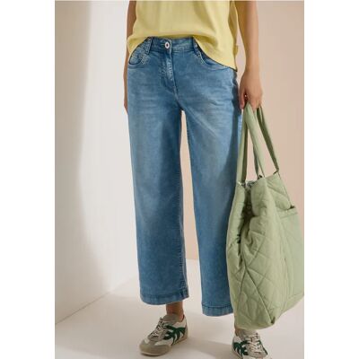 cecil 7/8 High Waist Jeans im Loose Fit - Blau - Damen - Size: 38 26 25 27 28 36 32 30 34 33 29 31 cecil 7/8 High Waist Jeans im Loose Fit - Blau - Damen - Size: 38 26 25 27 28 36 32 30 34 33 29 31