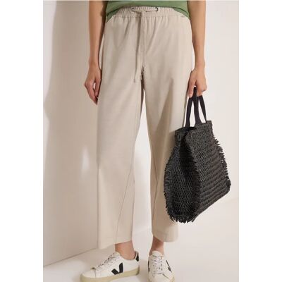 cecil High Waist Wide Leg Hose im Loose Fit - Beige - Damen - Size: XXL L XL XS M S cecil High Waist Wide Leg Hose im Loose Fit - Beige - Damen - Size: XXL L XL XS M S