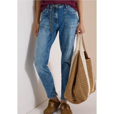cecil Mid Waist Slim Leg Jeans im Casual Fit - Blau - Damen - Size: 27 28 32 29 30 25 31 33 34 26 26 33 36 32 30 36 25 31 34 27 28 29 cecil Mid Waist Slim Leg Jeans im Casual Fit - Blau - Damen - Size: 27 28 32 29 30 25 31 33 34 26 26 33 36 32 30 36 25 31 34 27 28 29