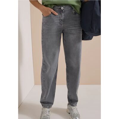 cecil High Waist Barrel Leg Jeans im Loose Fit - Grau - Damen - Size: 27 30 26 25 31 30 27 28 33 29 36 31 26 33 32 29 32 25 28 34 36 34 cecil High Waist Barrel Leg Jeans im Loose Fit - Grau - Damen - Size: 27 30 26 25 31 30 27 28 33 29 36 31 26 33 32 29 32 25 28 34 36 34