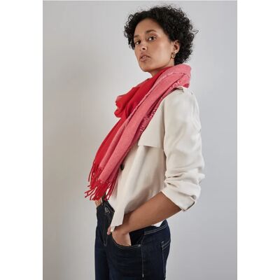Street One Schal mit Fransen - Rot - Damen Street One Schal mit Fransen - Rot - Damen