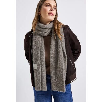 Street One Langer Federgarn Schal - Braun - Damen Street One Langer Federgarn Schal - Braun - Damen