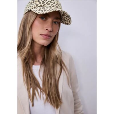 Street One Cap mit Leo-Muster im Washed-Look - Beige - Damen Street One Cap mit Leo-Muster im Washed-Look - Beige - Damen