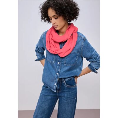 Street One Loop-Schal in Unifarbe aus Viskose - Pink - Damen Street One Loop-Schal in Unifarbe aus Viskose - Pink - Damen