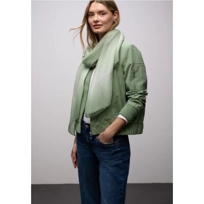 Street One Schal mit Glitzerdetails - Grün - Damen Street One Schal mit Glitzerdetails - Grün - Damen