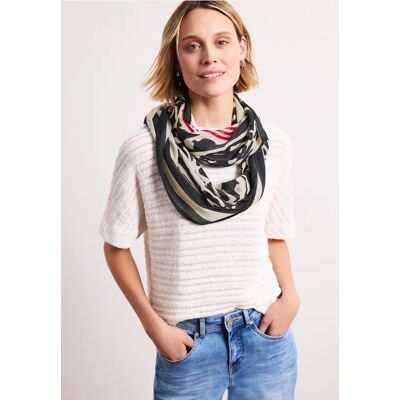 Street One Loop Schal aus Modal mit Print - Blau - Damen Street One Loop Schal aus Modal mit Print - Blau - Damen
