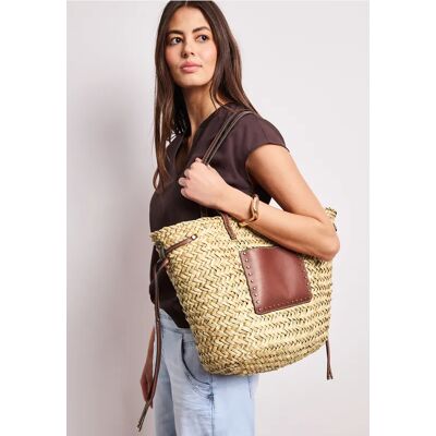 Street One Tasche in geflochtener Korb-Optik - Beige - Damen Street One Tasche in geflochtener Korb-Optik - Beige - Damen