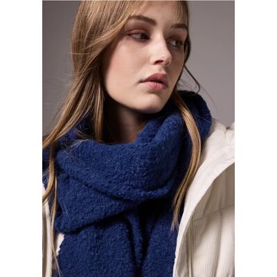 Street One Studio Bouclé Schal - Blau - Damen Street One Studio Bouclé Schal - Blau - Damen