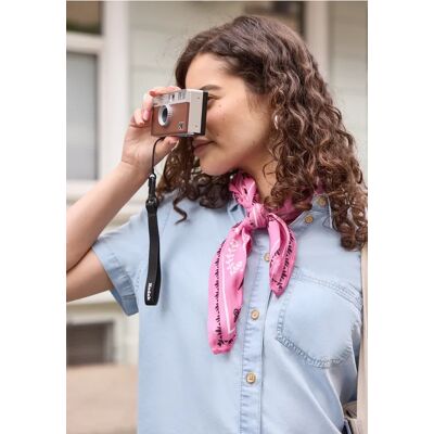 Street One Studio Satin Tuch mit Print - Pink - Damen Street One Studio Satin Tuch mit Print - Pink - Damen
