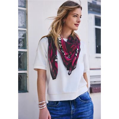 Street One Studio Tuch mit grafischem Muster - Pink - Damen Street One Studio Tuch mit grafischem Muster - Pink - Damen