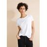 Street One T-Shirt mit Steinchen  - Weiß - Damen