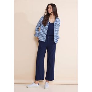 Street One Kurze Bouclé Jacke - Blau - Damen Street One Kurze Bouclé Jacke - Blau - Damen