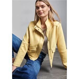 Street One Kurze Velours-Jacke - Gelb - Damen Street One Kurze Velours-Jacke - Gelb - Damen