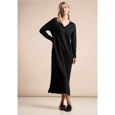 Street One Midi-Kleid - Schwarz - Damen Street One Midi-Kleid - Schwarz - Damen