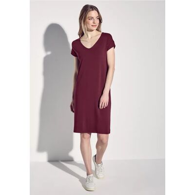 Street One Jersey Kleid - Rot - Damen Street One Jersey Kleid - Rot - Damen