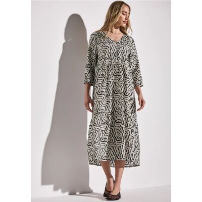 Street One Tunika-Kleid mit Volants - Beige - Damen Street One Tunika-Kleid mit Volants - Beige - Damen