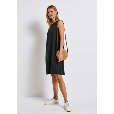 Street One Kleid in Unifarbe - Grün - Damen Street One Kleid in Unifarbe - Grün - Damen