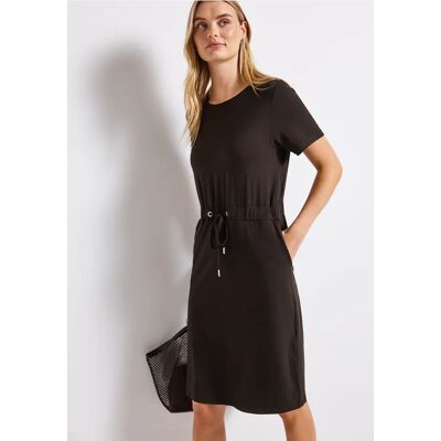 Street One Jersey-Kleid mit Tunnelzug - Braun - Damen Street One Jersey-Kleid mit Tunnelzug - Braun - Damen