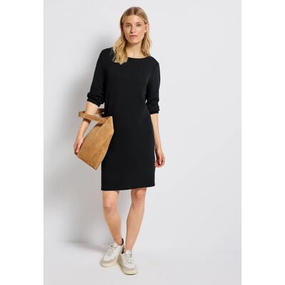 Street One Jersey-Kleid in Unifarbe - Schwarz - Damen Street One Jersey-Kleid in Unifarbe - Schwarz - Damen