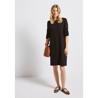 Street One Jersey-Kleid in Unifarbe - Braun - Damen Street One Jersey-Kleid in Unifarbe - Braun - Damen