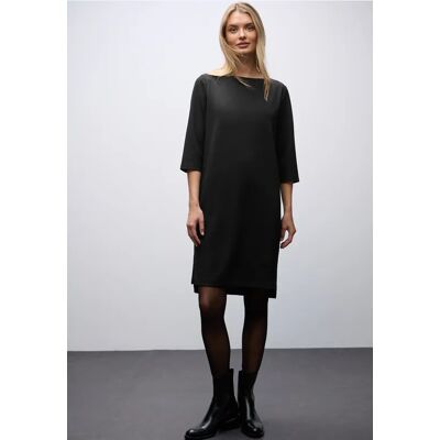 Street One Sweat-Kleid mit Schlitzen - Schwarz - Damen Street One Sweat-Kleid mit Schlitzen - Schwarz - Damen
