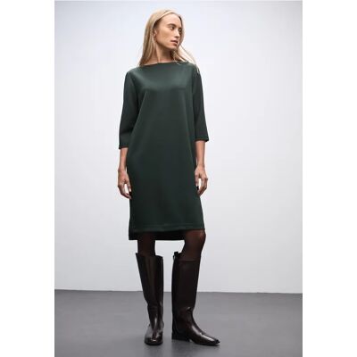 Street One Sweat-Kleid mit Schlitzen - Grün - Damen Street One Sweat-Kleid mit Schlitzen - Grün - Damen