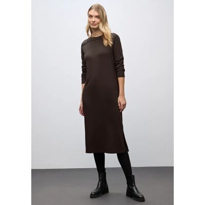 Street One Rippstruktur Kleid - Braun - Damen Street One Rippstruktur Kleid - Braun - Damen