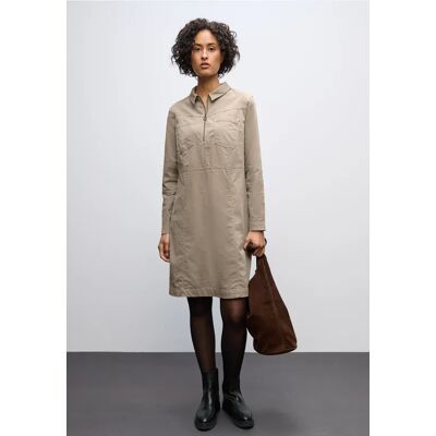 Street One Cordkleid mit Zipper - Beige - Damen Street One Cordkleid mit Zipper - Beige - Damen