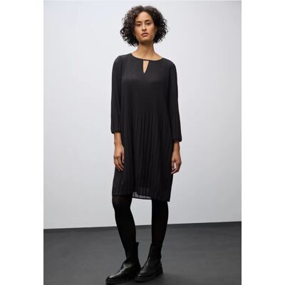 Street One Plissée Tunika-Kleid - Schwarz - Damen Street One Plissée Tunika-Kleid - Schwarz - Damen
