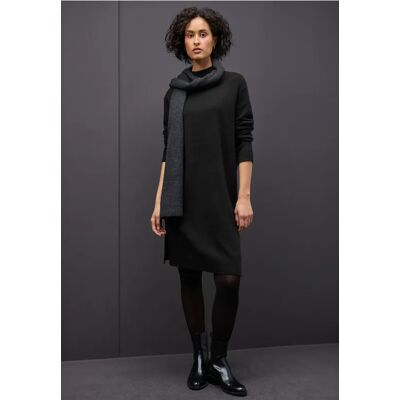 Street One Midi Strickkleid - Schwarz - Damen Street One Midi Strickkleid - Schwarz - Damen