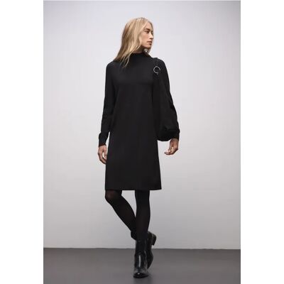 Street One Turtleneck Strickkleid - Schwarz - Damen Street One Turtleneck Strickkleid - Schwarz - Damen
