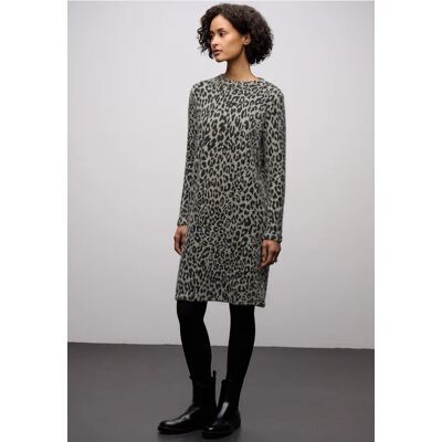Street One Gemustertes T-Shirtkleid - Beige - Damen Street One Gemustertes T-Shirtkleid - Beige - Damen