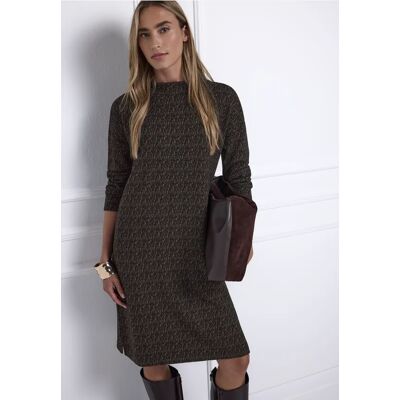 Street One Gemustertes Kleid - Schwarz - Damen Street One Gemustertes Kleid - Schwarz - Damen