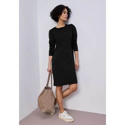 Street One Kleid in Unifarbe - Schwarz - Damen Street One Kleid in Unifarbe - Schwarz - Damen