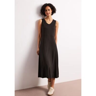 Street One Midi-Kleid ohne Ärmel in Unifarbe - Braun - Damen Street One Midi-Kleid ohne Ärmel in Unifarbe - Braun - Damen