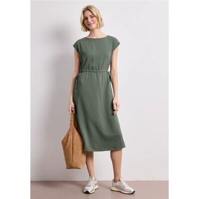 Street One Midikleid mit U-Boot-Ausschnitt - Grün - Damen Street One Midikleid mit U-Boot-Ausschnitt - Grün - Damen