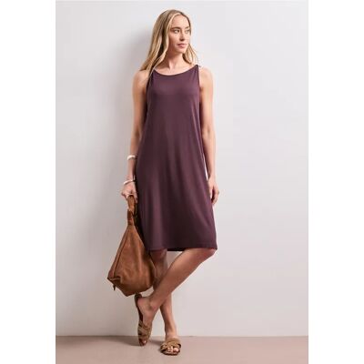 Street One Knielanges Kleid mit Schnallendetail - Rot - Damen Street One Knielanges Kleid mit Schnallendetail - Rot - Damen