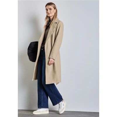 Street One Revers-Mantel - Beige - Damen Street One Revers-Mantel - Beige - Damen