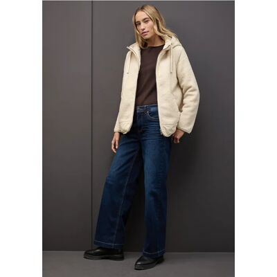 Street One Gefütterte Teddy-Jacke - Beige - Damen Street One Gefütterte Teddy-Jacke - Beige - Damen
