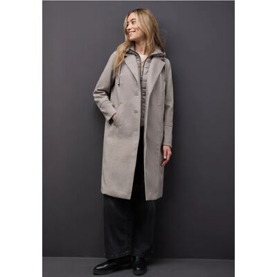 Street One Reversmantel mit Inlay - Braun - Damen Street One Reversmantel mit Inlay - Braun - Damen