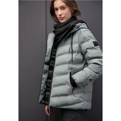 Street One Jacke mit geklebten Nähten - Grün - Damen Street One Jacke mit geklebten Nähten - Grün - Damen