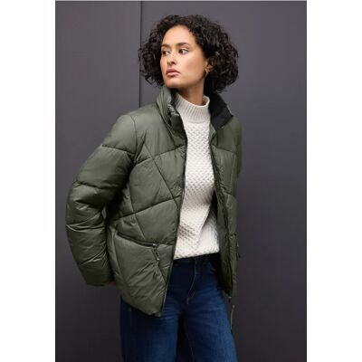 Street One Kurze Steppjacke - Grün - Damen Street One Kurze Steppjacke - Grün - Damen