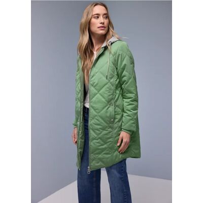Street One Jacke mit abnehmbarer Kapuze - Grün - Damen Street One Jacke mit abnehmbarer Kapuze - Grün - Damen