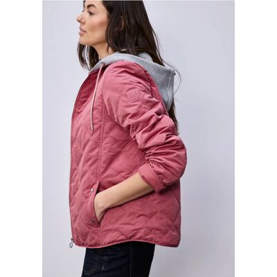 Street One Jacke mit abnehmbarer Kapuze - Pink - Damen Street One Jacke mit abnehmbarer Kapuze - Pink - Damen