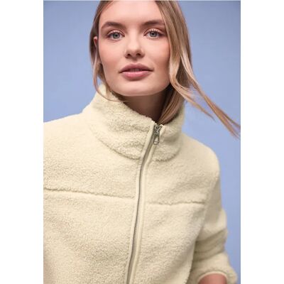 Street One Kuschelige Teddy-Jacke - Weiß - Damen Street One Kuschelige Teddy-Jacke - Weiß - Damen